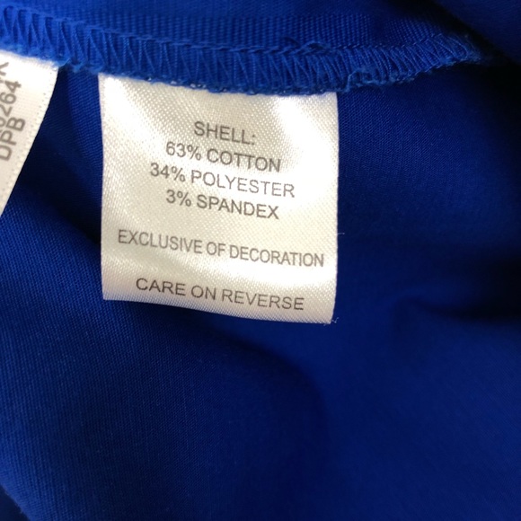 🔹sold🔹Calvin Klein Royal Blue Cropped Trouser - Picture 5 of 5